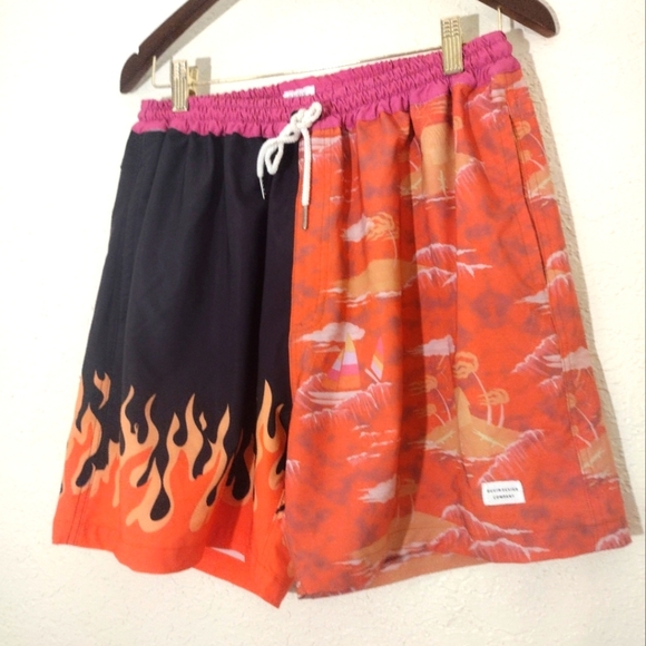 Duvin Design Flames Swim Trunks - Picture 3 of 5
